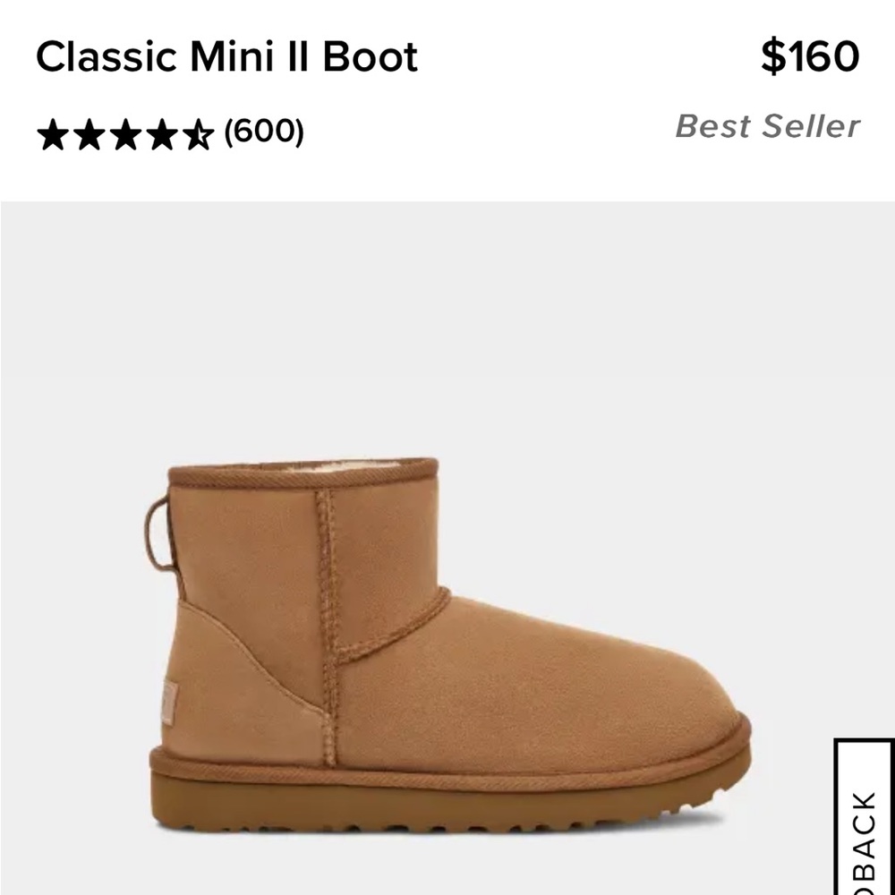Ugg Classic Mini II Boot in chestnut size 8